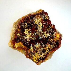 Natural Citrine Cluster with Inclusions - Gemstones Crystals Gift